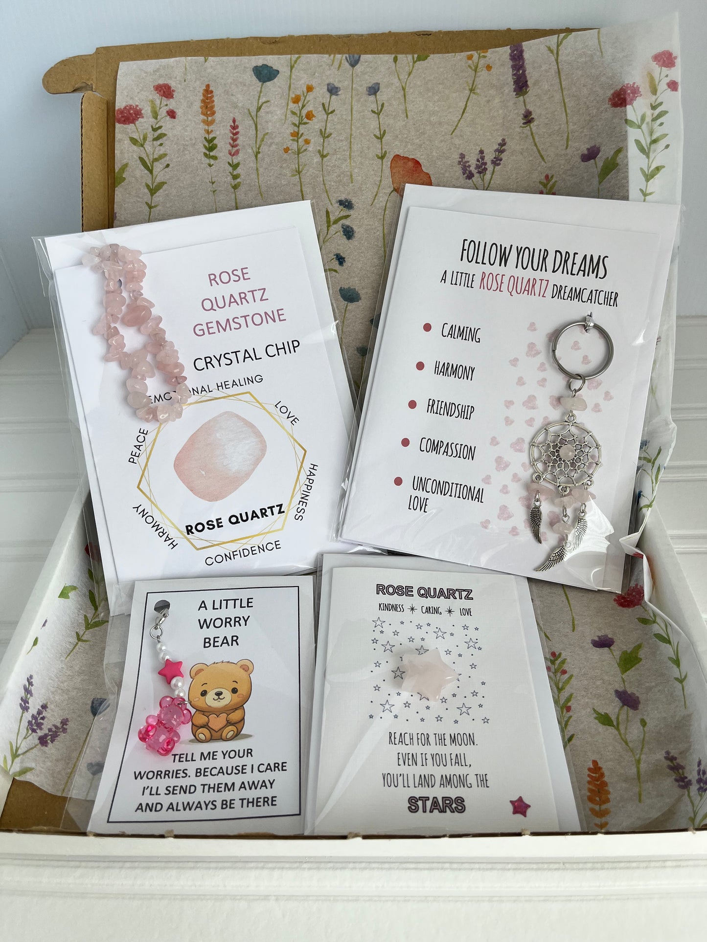 Rose Quartz Letterbox Gift