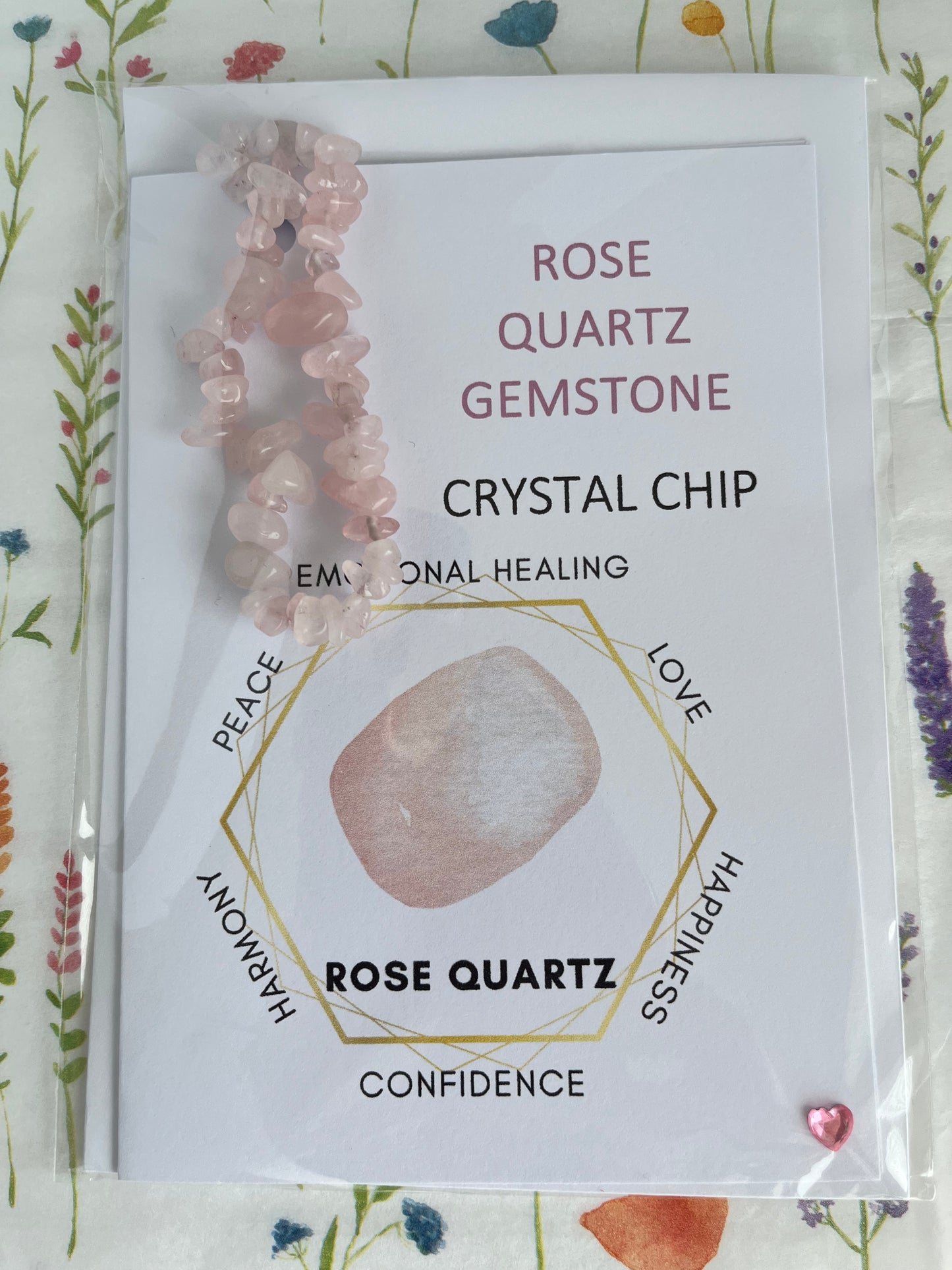 Rose Quartz Letterbox Gift